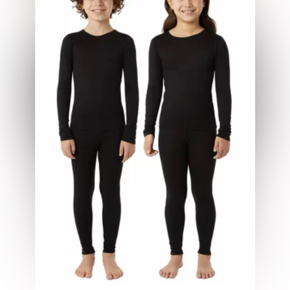 32 Degrees Kids Black Pajama Set